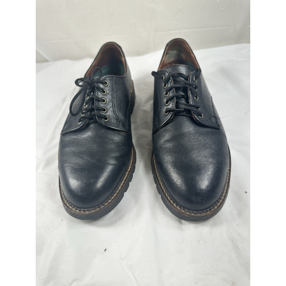 HS Trask black Bison Leather Men's Casual Bluchers size 8 M